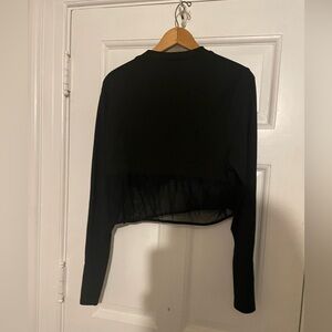 Ribbed cropped top 3x